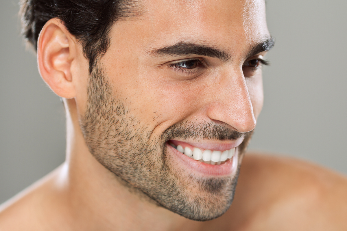 man after rhinoplasty in Los Gatos